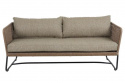 Pors 2,5 sæder sofa - lysebrun/brun pude