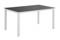 Rana spisebord 150x90 H73 cm - Hvid/glas