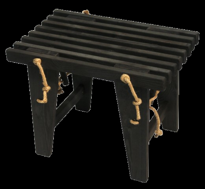 Ecobench 60 cm furu olieret - sort i gruppen Udendørs møbler / Stole & Havestole / Bænke hos Sommarboden i Höllviken AB (5200091365)