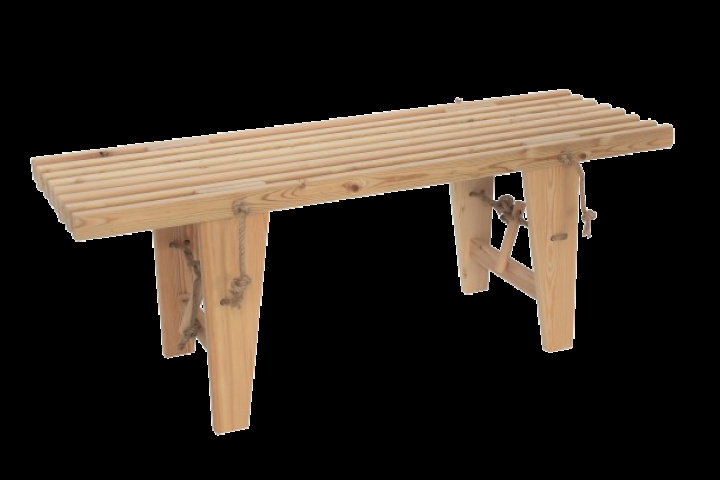 Ecobench 120 cm lærk - natur i gruppen Udendørs møbler / Stole & Havestole / Bænke hos Sommarboden i Höllviken AB (5200091440)