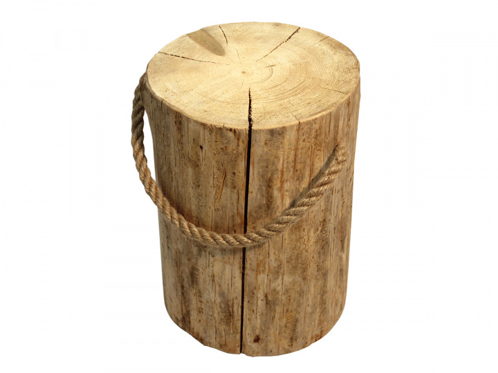 Pölkky stubbe Ø 25-35 cm - natur i gruppen Udendørs møbler / Stole & Havestole / Pallar hos Sommarboden i Höllviken AB (5200092119)