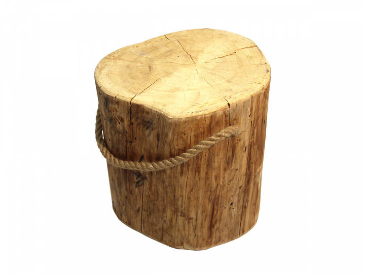 Pölkky stubbe Ø 36-45 cm - natur i gruppen Udendørs møbler / Stole & Havestole / Pallar hos Sommarboden i Höllviken AB (5200092140)