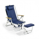 ROXY udendørsstol i aluminium - blå