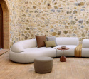 Rise pyntepude 50x50 cm - umber brown
