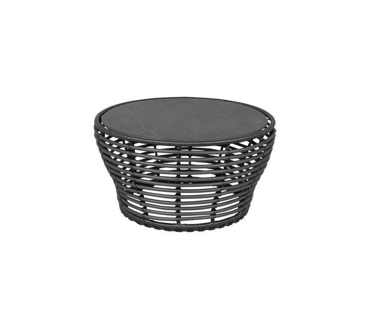 Basket soffbordunderrede mellan - graphite i gruppen Udendørs møbler / Loungemøbler / Loungemoduler / Sofabord & Sidebord - Loungemoduler hos Sommarboden i Höllviken AB (5320100G)
