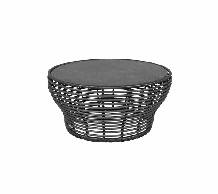 Basket soffbordunderrede stor - graphite i gruppen Udendørs møbler / Loungemøbler / Loungemoduler / Sofabord & Sidebord - Loungemoduler hos Sommarboden i Höllviken AB (5320200G)