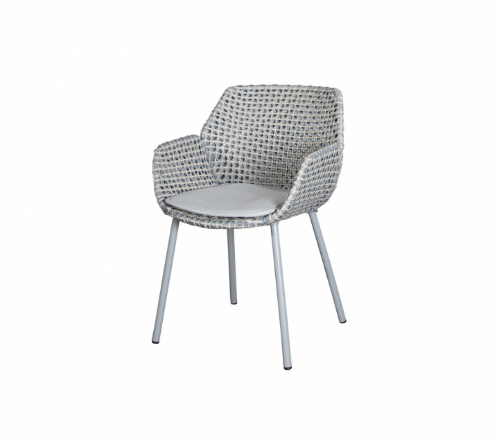 Vibe stol - light grey/grey/taupe i gruppen Udendørs møbler / Stole & Havestole / Stole med armlæn hos Sommarboden i Höllviken AB (5406IGT)
