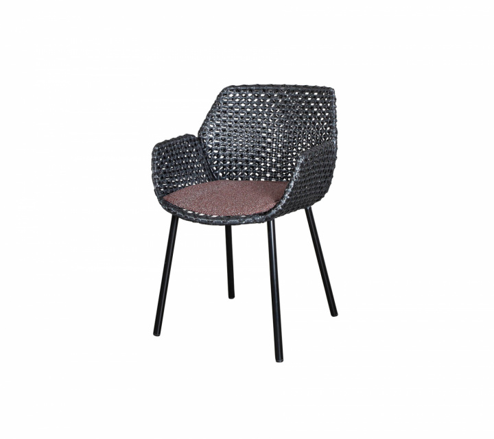Vibe stol - black/graphite i gruppen Udendørs møbler / Stole & Havestole / Stole med armlæn hos Sommarboden i Höllviken AB (5406SG)