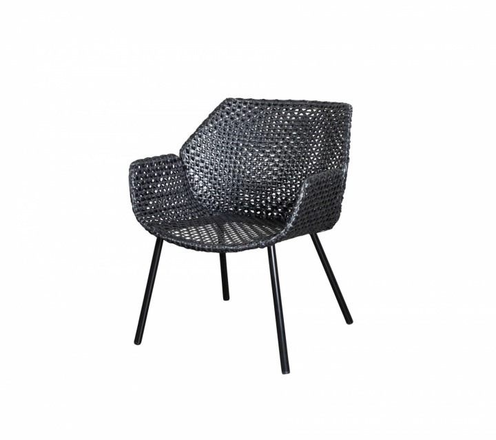 Vibe loungefåtölj - black/graphite i gruppen Udendørs møbler / Stole & Havestole / Stole med armlæn hos Sommarboden i Höllviken AB (5407SG)