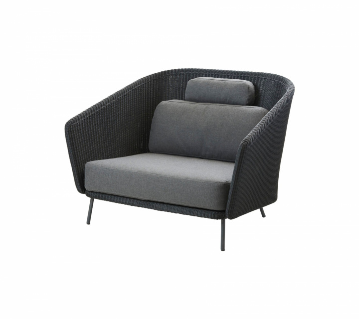 Mega loungefåtölj - grey ram i gruppen Udendørs møbler / Loungemøbler / Loungemoduler / Lænestole - Loungemoduler hos Sommarboden i Höllviken AB (54102LGAITG)