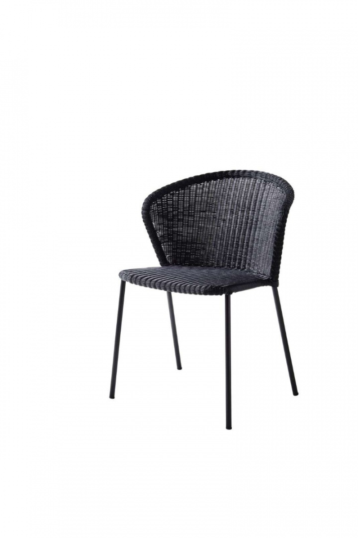 Lean stol stapelbar - black i gruppen Udendørs møbler / Stole & Havestole / Stole uden armlæn hos Sommarboden i Höllviken AB (5410LS)