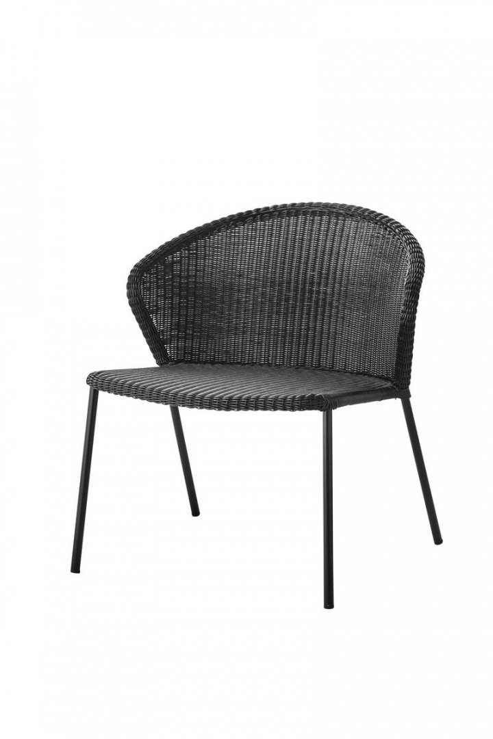Lean Lounge stol - Lava Gray i gruppen Udendørs møbler / Materiale / Kunstrattanmøbler / Loungemøbler - Konstrottingmøbler hos Sommarboden i Höllviken AB (5413LS)