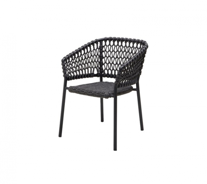Ocean stol stapelbar - dark grey i gruppen Udendørs møbler / Stole & Havestole / Stole med armlæn hos Sommarboden i Höllviken AB (5417RODG)