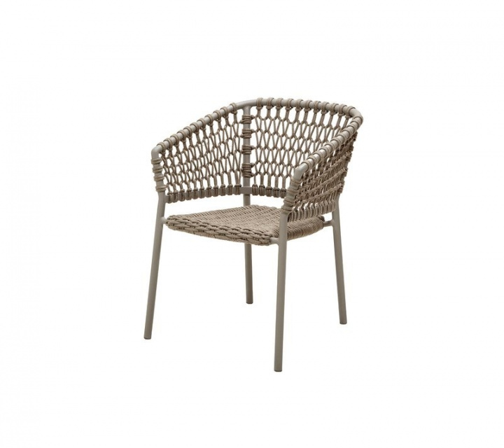 Ocean stol stapelbar - taupe i gruppen Udendørs møbler / Materiale / Aluminiummøbler / Stole - Aluminiumsmøbler hos Sommarboden i Höllviken AB (5417ROT)