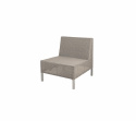 Connect dining lounge pudeset Single Module - Taupe