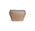 Basket lounge stol - natural