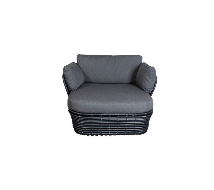 Basket loungefåtölj - graphite i gruppen Udendørs møbler / Loungemøbler / Loungemoduler / Lænestole - Loungemoduler hos Sommarboden i Höllviken AB (54200GAITG)