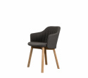 Choice vatteret rygovertræk - dark grey