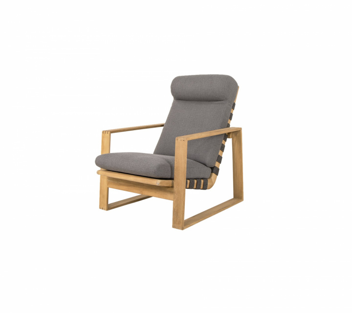 Endless soft highback fåtölj - dark grey i gruppen Udendørs møbler / Materiale / Teakmøbler / Stole med armlæn - Teakmøbler hos Sommarboden i Höllviken AB (54503TAITG)