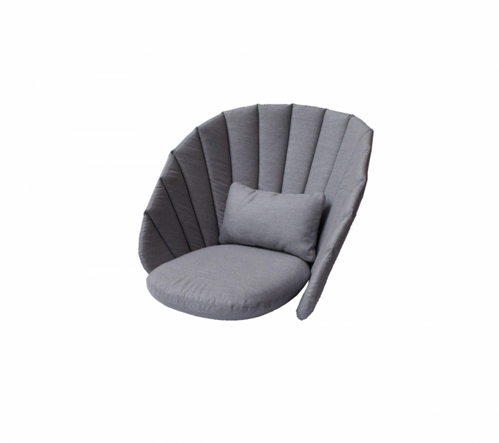 Peacock hyndesæt loungestol - grey i gruppen Hyndor / Loungedynor & Klædedragter hos Sommarboden i Höllviken AB (5458YS95)