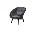 Peacock hyndesæt loungestol - grey