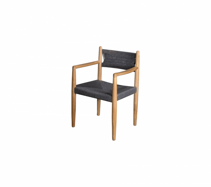 Royal stol - dark grey i gruppen Udendørs møbler / Materiale / Teakmøbler / Stole - Teakmøbler hos Sommarboden i Höllviken AB (54601RODGT)