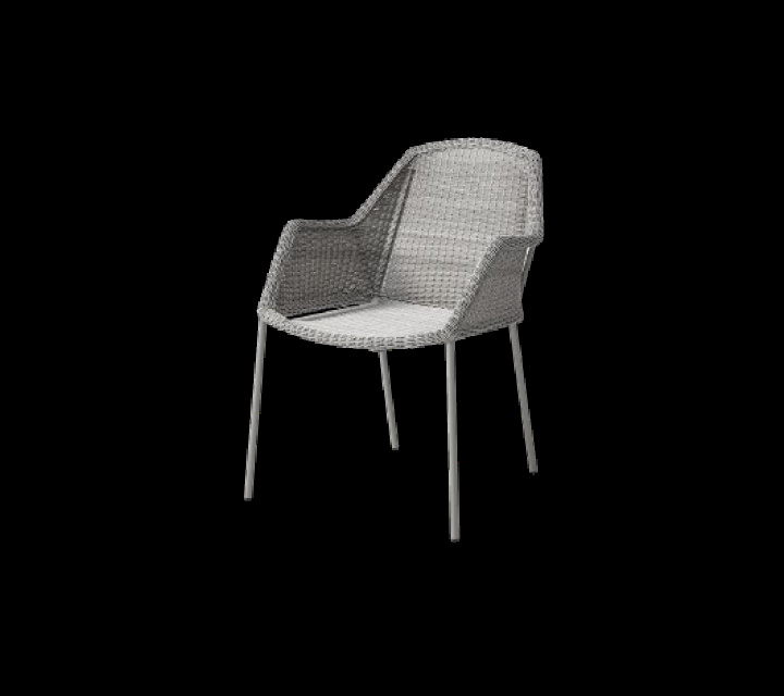 Breeze stol stapelbar - taupe i gruppen Udendørs møbler / Stole & Havestole / Stole med armlæn hos Sommarboden i Höllviken AB (5464LT)