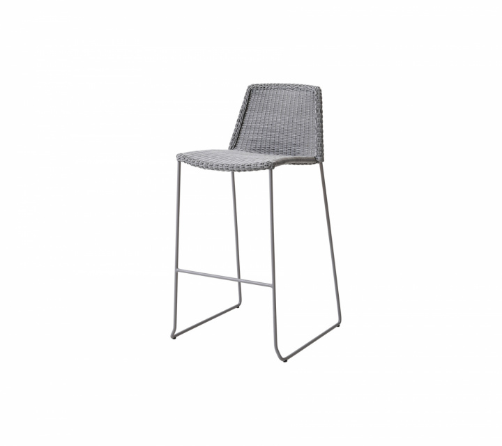 Breeze barstol stapelbar - light grey i gruppen Udendørs møbler / Stole & Havestole / Barstole hos Sommarboden i Höllviken AB (5465LI)