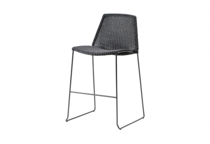 Breeze barstol stapelbar - black i gruppen Udendørs møbler / Stole & Havestole / Barstole hos Sommarboden i Höllviken AB (5465LS)