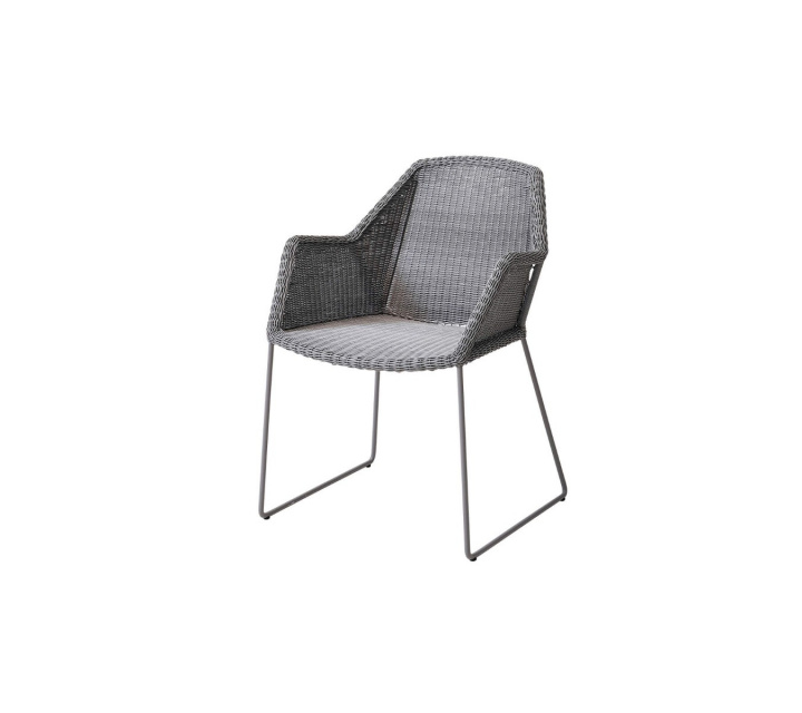 Breeze stol - light grey i gruppen Udendørs møbler / Stole & Havestole / Stole med armlæn hos Sommarboden i Höllviken AB (5467LI)