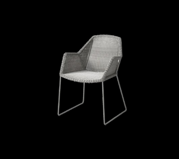 Breeze stol - taupe i gruppen Udendørs møbler / Stole & Havestole / Stole med armlæn hos Sommarboden i Höllviken AB (5467LT)