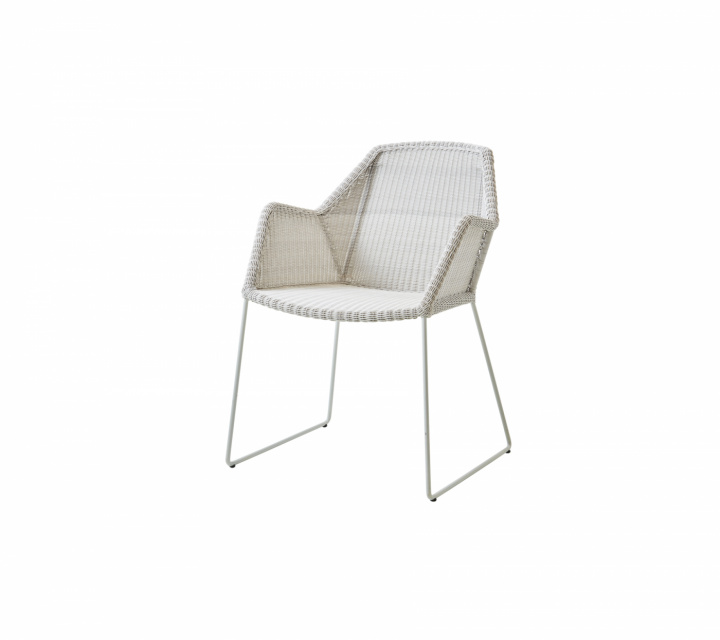 Breeze stol - white grey i gruppen Udendørs møbler / Materiale / Kunstrattanmøbler / Stole - Kunstrottingmøbler hos Sommarboden i Höllviken AB (5467LW)
