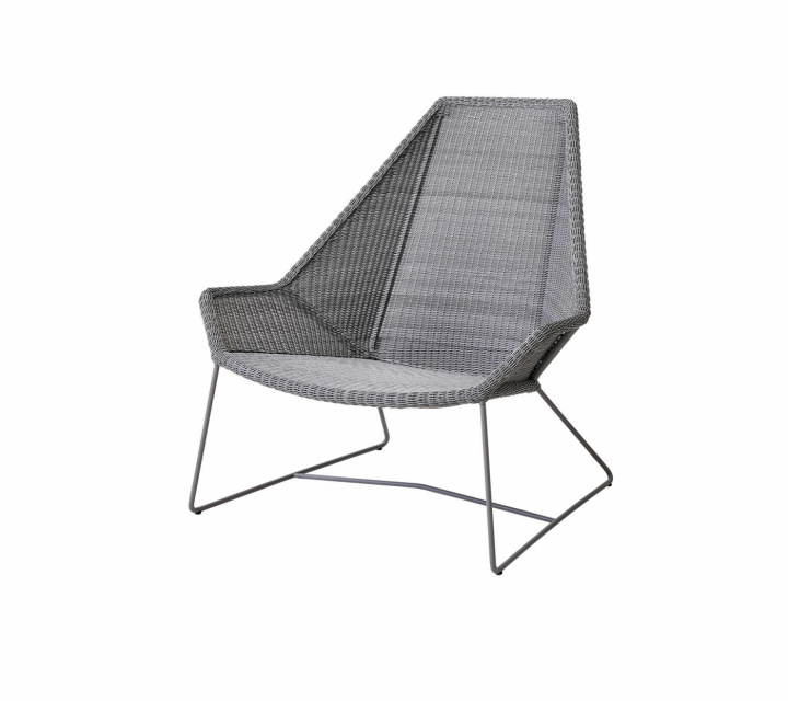 Breeze highback fåtölj - light grey i gruppen Udendørs møbler / Loungemøbler / Loungemoduler / Lænestole - Loungemoduler hos Sommarboden i Höllviken AB (5469LI)