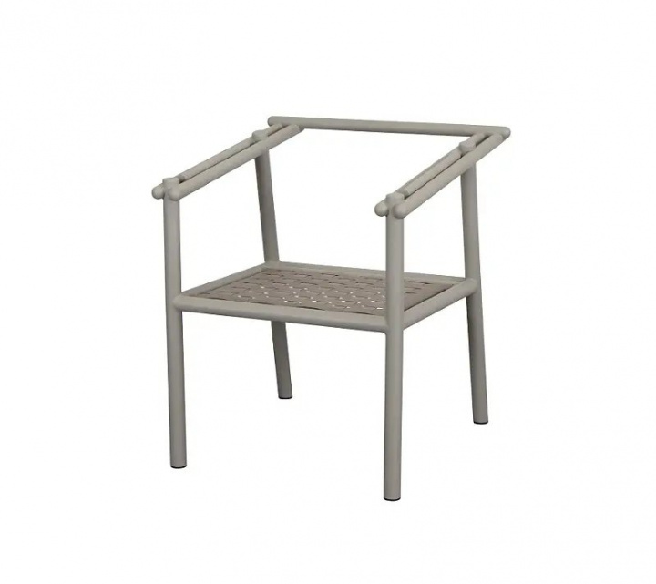 Sticks stol m/armstöd - taupe i gruppen Udendørs møbler / Stole & Havestole / Stole med armlæn hos Sommarboden i Höllviken AB (54811AT)
