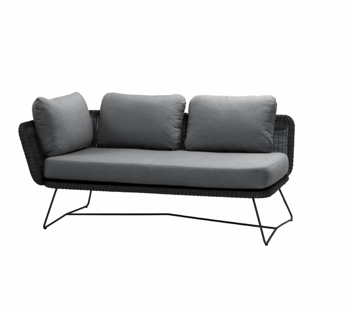 Horizon modulsofa højre - sort/grå i gruppen Udendørs møbler / Loungemøbler / Loungemoduler / Afslutningsdele - Lounge-moduler hos Sommarboden i Höllviken AB (5506LSSG)