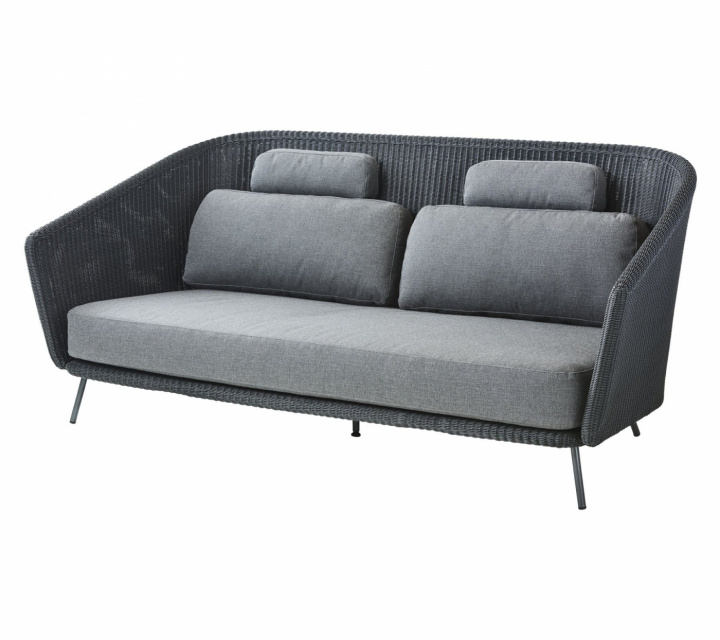 Mega 2-sits soffa - grey ram i gruppen Udendørs møbler / Loungemøbler / Loungemoduler / 2-sæders sofa - loungemoduler hos Sommarboden i Höllviken AB (55102LGAITG)
