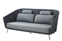 Mega 2-sits sofa SoftTouch - graphite ram