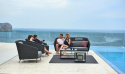 Mega 2-sits sofa SoftTouch - graphite ram