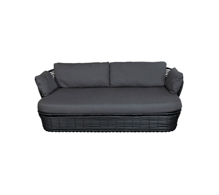 Basket 2-sits soffa - graphite i gruppen Udendørs møbler / Loungemøbler / Loungemoduler / 2-sæders sofa - loungemoduler hos Sommarboden i Höllviken AB (55200GAITG)