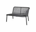 Ocean 2-personers modulsofa venstre - dark grey