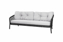 Ocean hyndesæt 3-personers sofa large - white grey