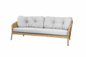 Ocean hyndesæt 3-personers sofa large - white grey