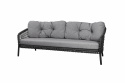 Ocean hyndesæt 3-personers sofa large - dark grey