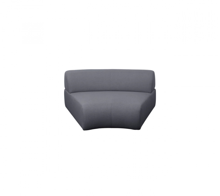 Mellow sofamodul midt - grey i gruppen Udendørs møbler / Loungemøbler / Loungemoduler / Mittdelar - Loungemoduler hos Sommarboden i Höllviken AB (55450AITG)