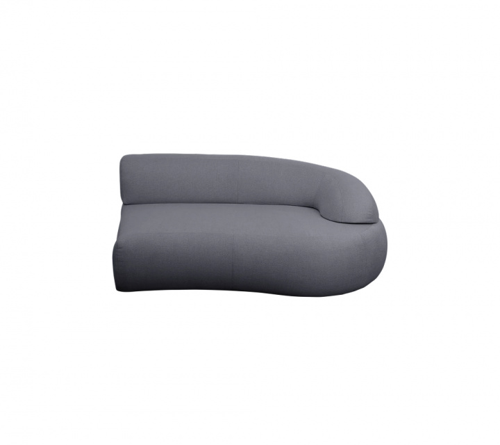 Mellow sofamodul langt ryglæn, venstre - grey i gruppen Udendørs møbler / Loungemøbler / Loungemoduler / 2,5-personers sofa - loungemoduler hos Sommarboden i Höllviken AB (55454AITG)