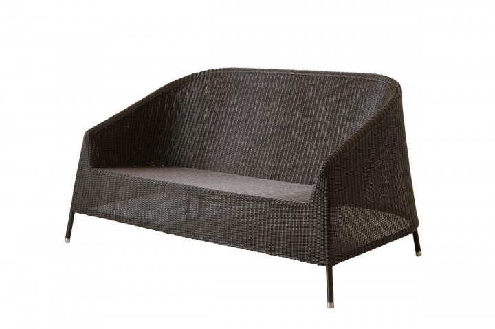 Kingston 2-sits soffa stapelbar - mocca i gruppen Udendørs møbler / Loungemøbler / Loungemoduler / 2-sæders sofa - loungemoduler hos Sommarboden i Höllviken AB (5550LB)