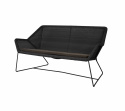 Breeze hynde 2-personers sofa - dark grey