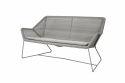 Breeze hynde 2-personers sofa - light grey