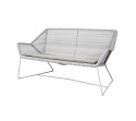 Breeze hynde 2-personers sofa - light grey