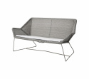 Breeze hynde 2-personers sofa - white